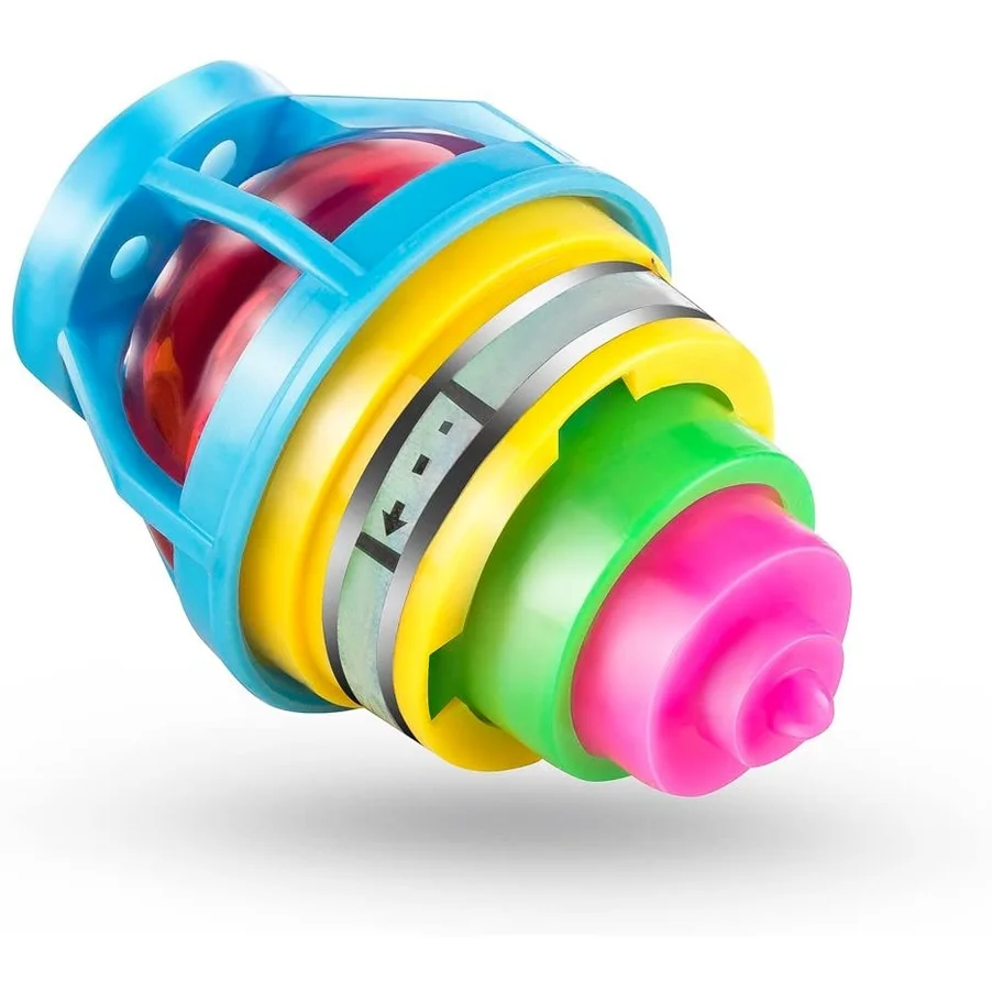 Hot 1Pcs Spinning Top Flash Luminous Spinning Tops Toy Colorful Top Ejection Toy Flashing Led Gyroscope Children Classic Toys - 3