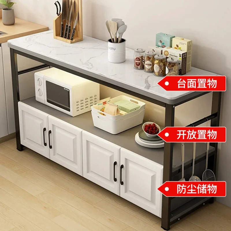 Sideboards Multifunctional Storage Cabinet Sideboard White Kitchen Furniture Muble Cuisine Island Organizer Vitrina Luxury LT