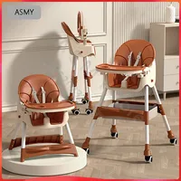 Children’s dining chair / baby eating foldable seat / baby multifunctional lift home learning to sit dining table chair