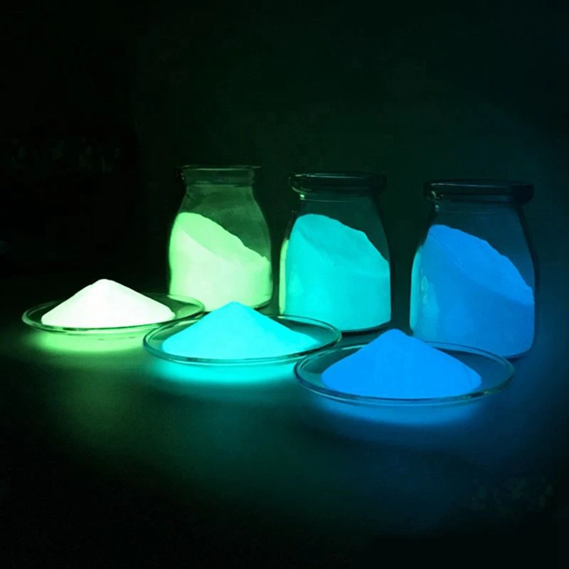 Fluorescent Powder Nail Glitters 1 Box Glow in the Dark Phosphor Pigment For Nail Art Luminous Pigment Beauty Tool Tips