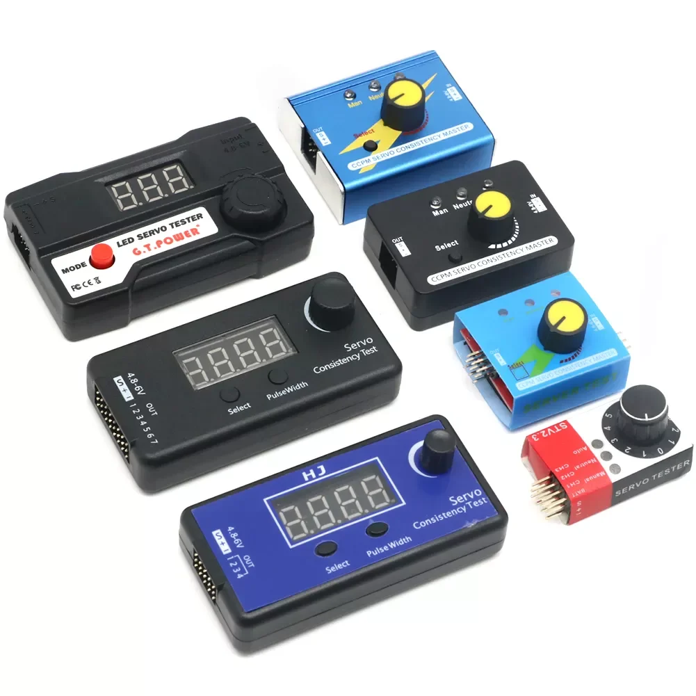 

Various Digital Servo Tester /ESC Consistency Speed Controler Steering Gear Measurement for RC Helicopter Airplane Car Tool