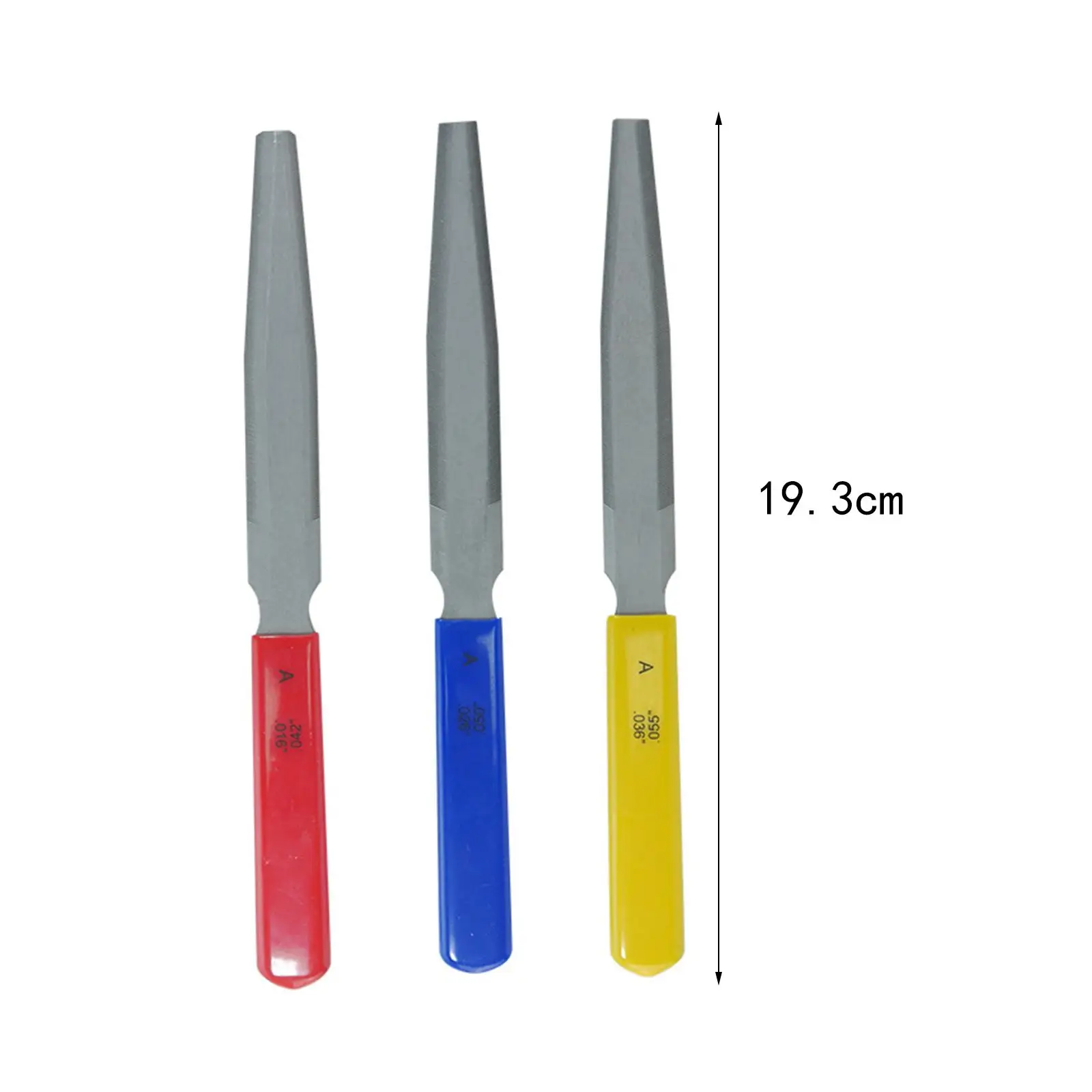 

3 Pieces Guitar Nut files Professional Luthier Repair Tool Guitar Fret Crowning files for Electric Acoustic Guitar Ukulele
