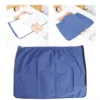 Urine Skirt Cotton Cloth Wearable Diaper Pad for Adults Elderly Children Dark Blue Button Type Urine Skirt Wearable Diaper Skirt 1