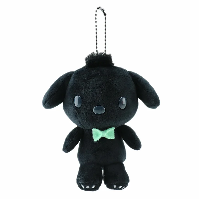 12cmsanrio kreslený kawaii můj melodie kuromi cinnamoroll kt kocour purin pes plyš hračka anime plněné zvířata keychains malý přívěsek