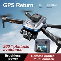 Drone professionnel S158, 10km, GPS, faible batterie, contrôle de sortie, retour en un clic, double caméra, flux optique, évitement d'obstacles sur quatre côtés 1