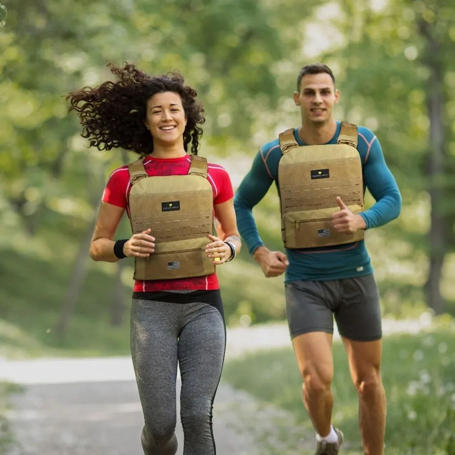 Adjustable Weighted Vest – Tactical Weight Vest for Men & Women, Perfect for Running, Rucking, Murph Workouts, & Strength Traini