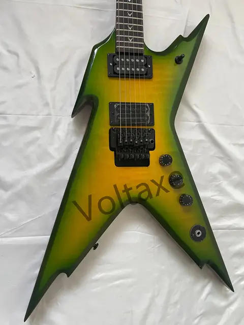 OEM 6 Strings Electric Guitar Flame Maple Top Floydrose vibrato 