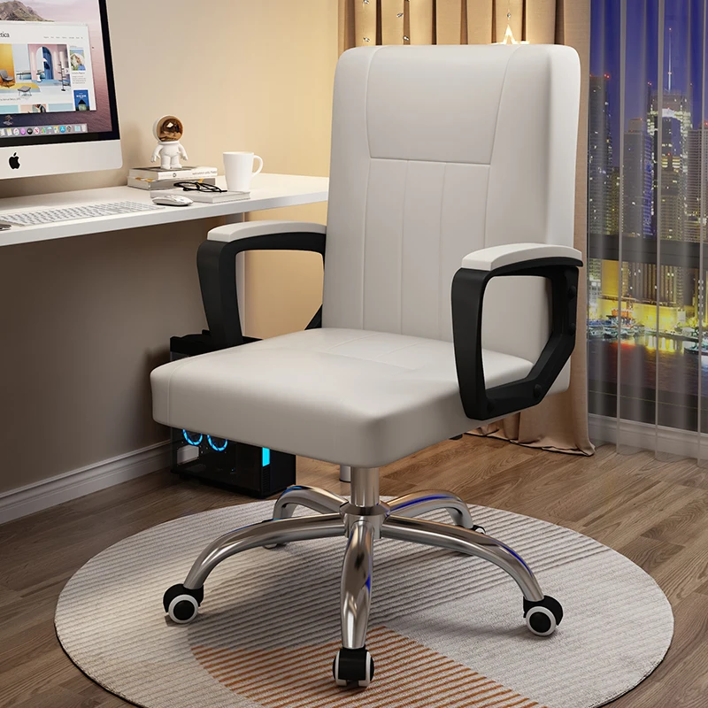 Office Playseat Chairs Mobile Rolling Bedroom Comfy Accent Study Office Chairs Swivel Vanity Silla Oficina Game Chair WJ30XP ergonomic office chairs computer cushion mobile study rocking chair zero gravity swivel work sillas de oficina recliner chair
