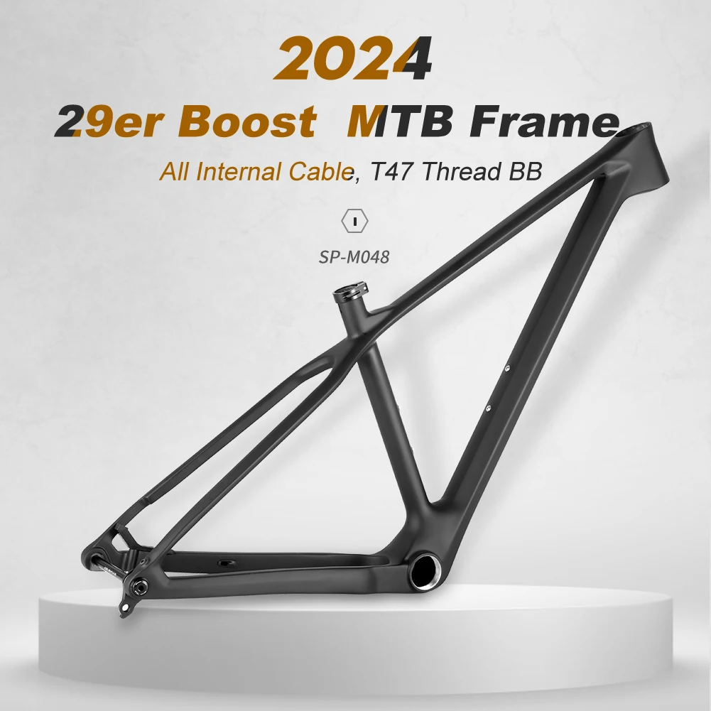 Spcycle2024NewT1000CarbonMountainBikeFrame29erBoostUDHHanger