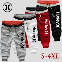 

Men's Cropped Pants Letter Print Jogging Pants Sport Shorts Loose Basketball Pants Men Casual Outdoor Running Shorts for Male
