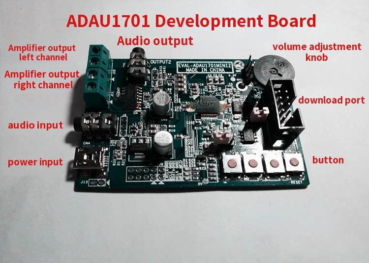 

Макетные платы ADAU1701, ADAU1401