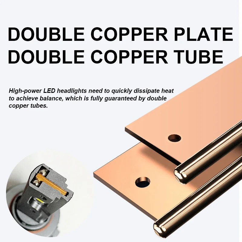 K5C 공장 H4 H11 Led 6000K 110W H1 H7 Led 헤드 라이트 전구 더블 구리 튜브 Led 라이트 키트, 자동차 HB3 9005 HB4 9006
