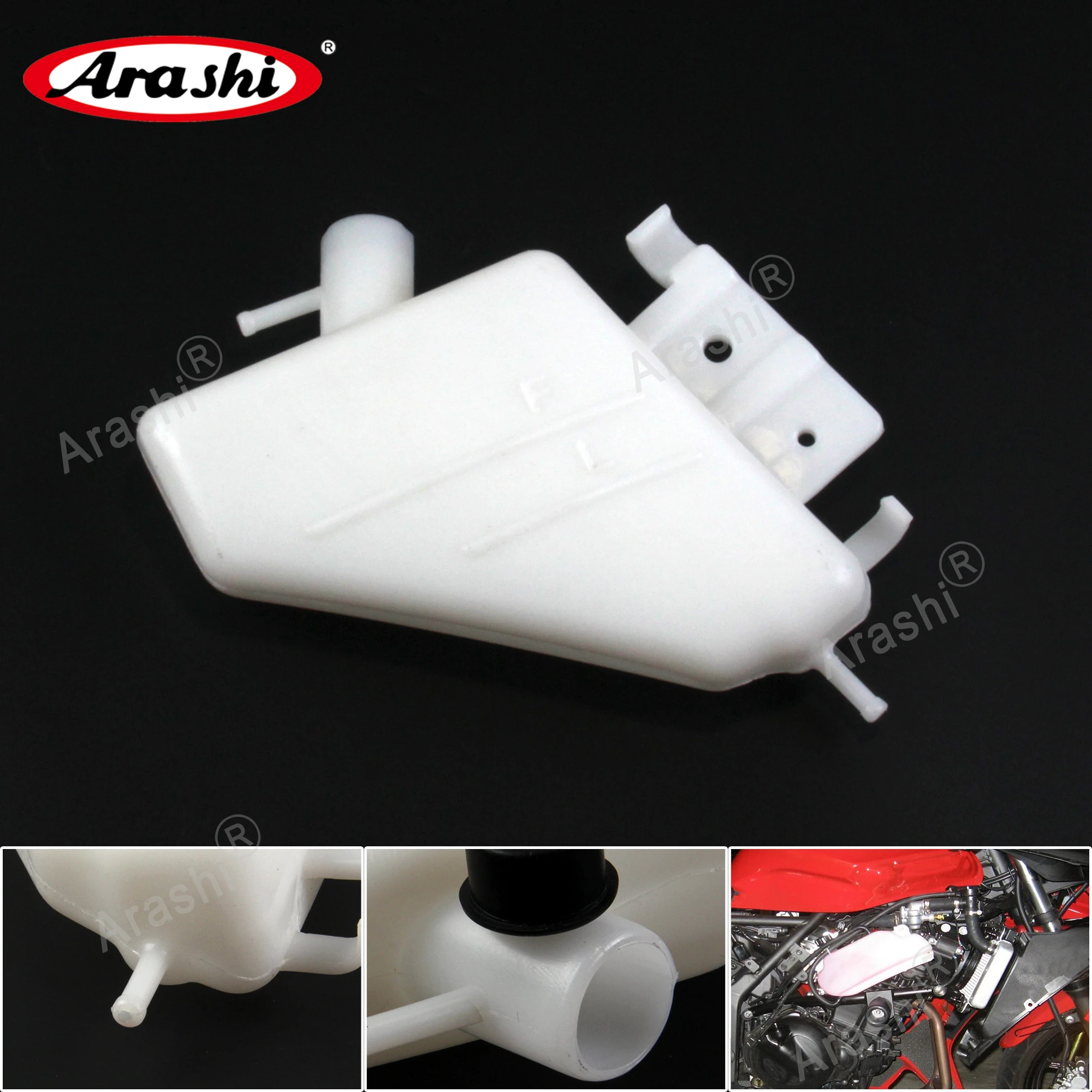 

Arashi расширение при переполнении бутылка для SUZUK GSXR 600 / 750 2006 - 2010 резервуар для охлаждающей жидкости резервуар для хранения воды GSX-R GSXR750 2007