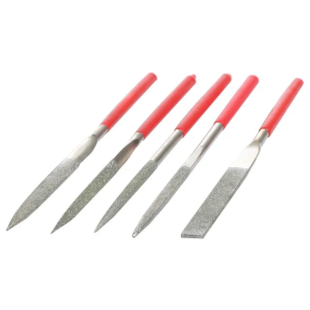 Precision Sandpaper Assorted Files Sharpening Knife 5 Piece Set Model