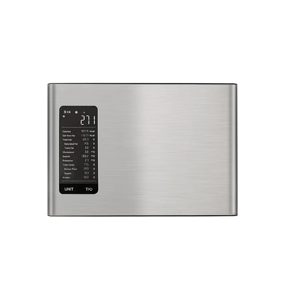 Stainless Steel Smart Nutrition Food Free App With 19 Nutrients Tracking Calculator Nutritional Tracker Scale_voghion.com