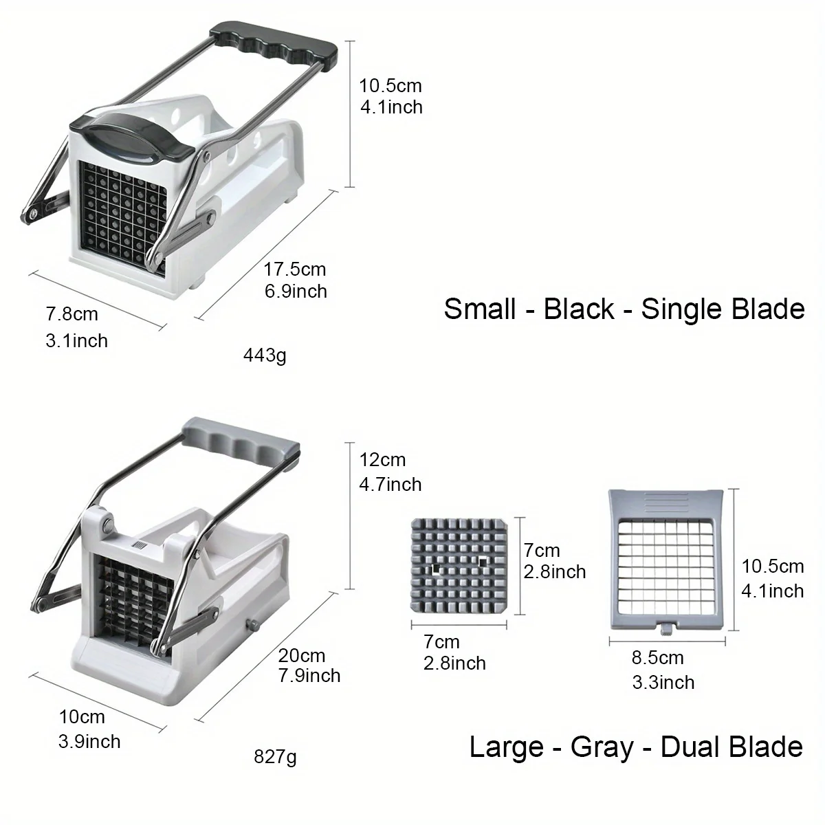 Verdure Affettatrice, Tagliaverdure, Patate Chopper Sicuro, Mandolina - Foto 3