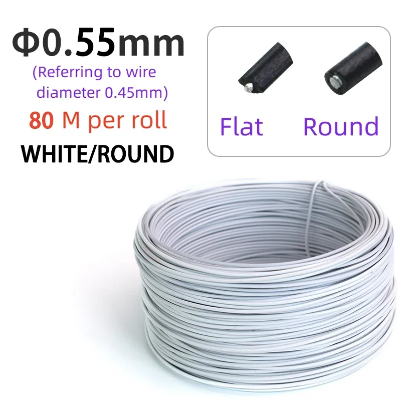 Black Plastic-Coated Flexible Tie Wire