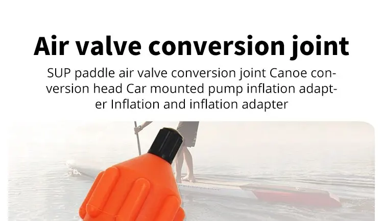 Description Picture 2 of item1pc Inflatable Boat SUP Pump Adaptor Air Pump Converter For Inflatable Kayak Rowing Boat Stand Up Paddle Board Air Valve Adaptor