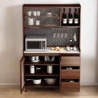 Modern Storage ตู้ไม้ Complete แผ่นระดับเต็มสูงตู้ครัวตู้เสื้อผ้า Nordic หรูหรา Armoire De Rangement เฟอร์นิเจอร์ 1