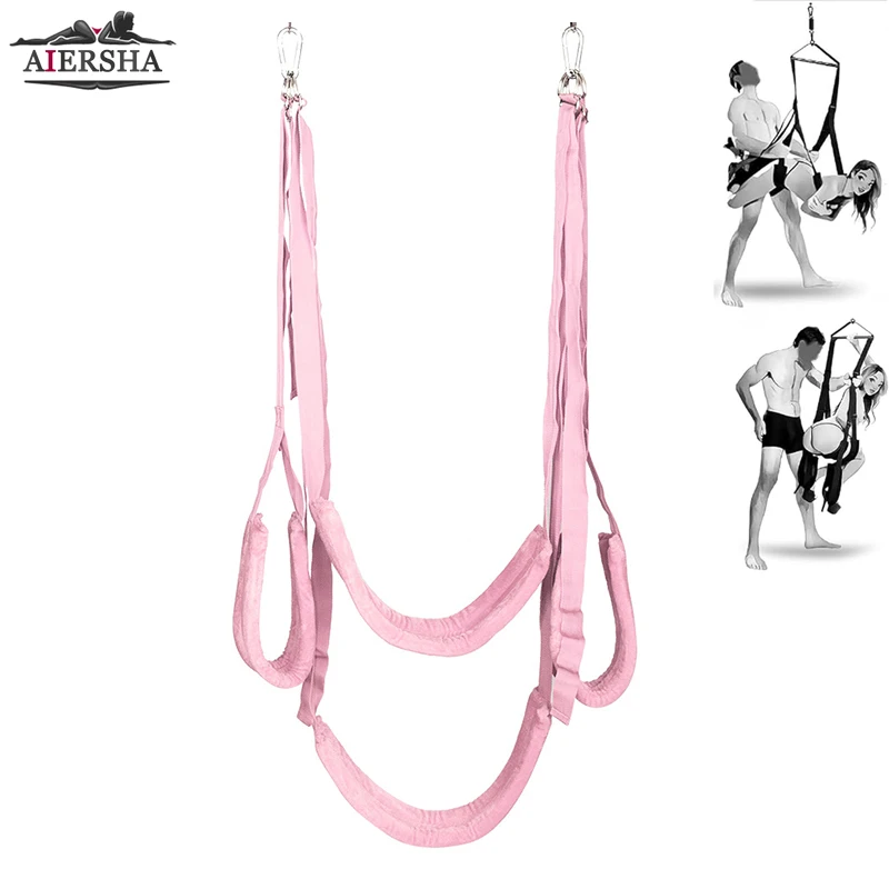 Flying Trapeze Adult Game for Couples Sex Swing Sexy Bondage BDSM Couple Hanging Erotic Toy with Adjustable Straps accessoire