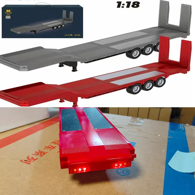 ホイナ1502照明付きトレーラートラクターフラットベッドトレーラー