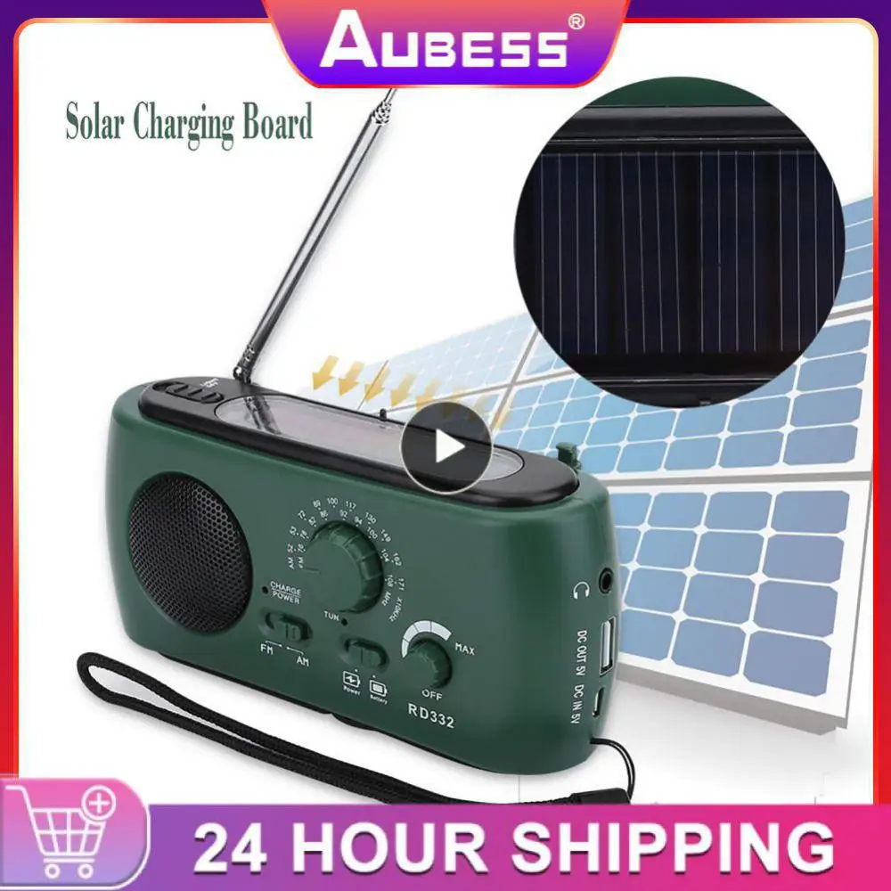 Rd332 Radio Meteo Multifunzionale Am/Fm Mini Radio A Manovella Radio Solare Portatile Incredibile Qualità Del Suono Radio 2022 Nuovo