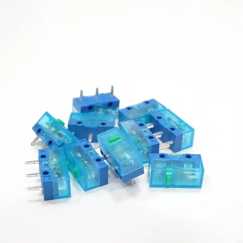 157F HUANO Blue Transparent Shell Mouse Micro Pink Red Yellow Blue Green Dot