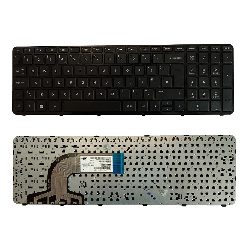 

Английская клавиатура для ноутбука HP pavilion TPN-Q118 Q121 P15 TPN-Q130 E004TU, клавиатура с рамкой