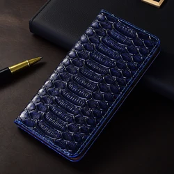 Premium Genuine Leather Flip Wallet Phone Case - Classic Book Style Cover for Huawei P60 Art (Blue)