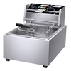 10L Stainless Steel Commercial Electric Deep Fryer Stove Single Cylinder Smokeless Chicken Dough French Fries Frying Machine 1