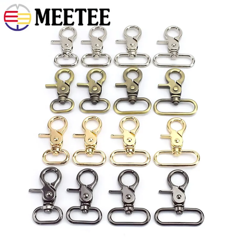 2/4/10pcs Meetee 2050mm Luggage Strap Metal Buckles Bags Lobster