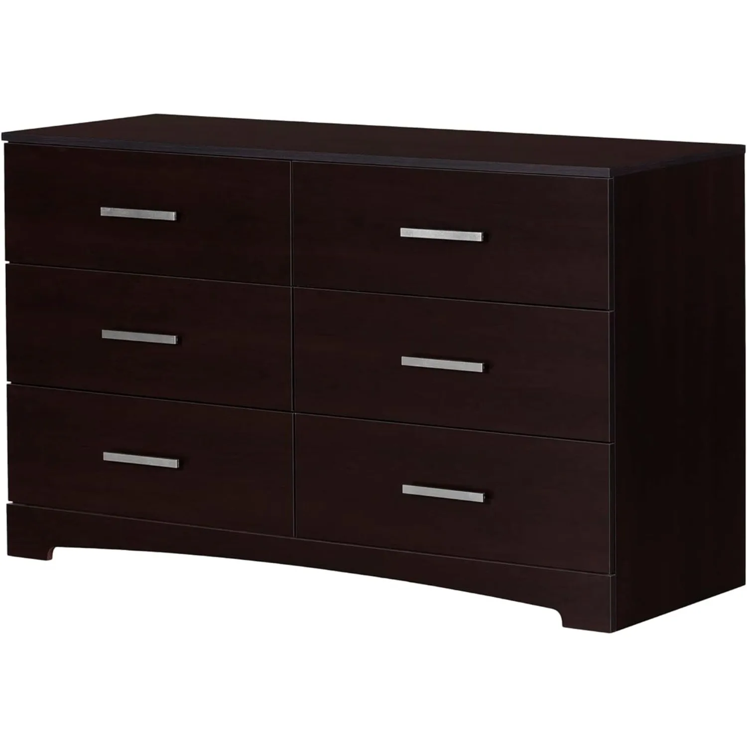 

Двойной комод с 6 выдвижными ящиками South Shore Gramercy, шоколад