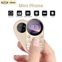 SERVO i15 mini Oval Small Mobile Phone Dual SIM GSM 1.39 inch Screen Speed Dial Magic Voice Blacklist Vibration FM Radio Type-C 1