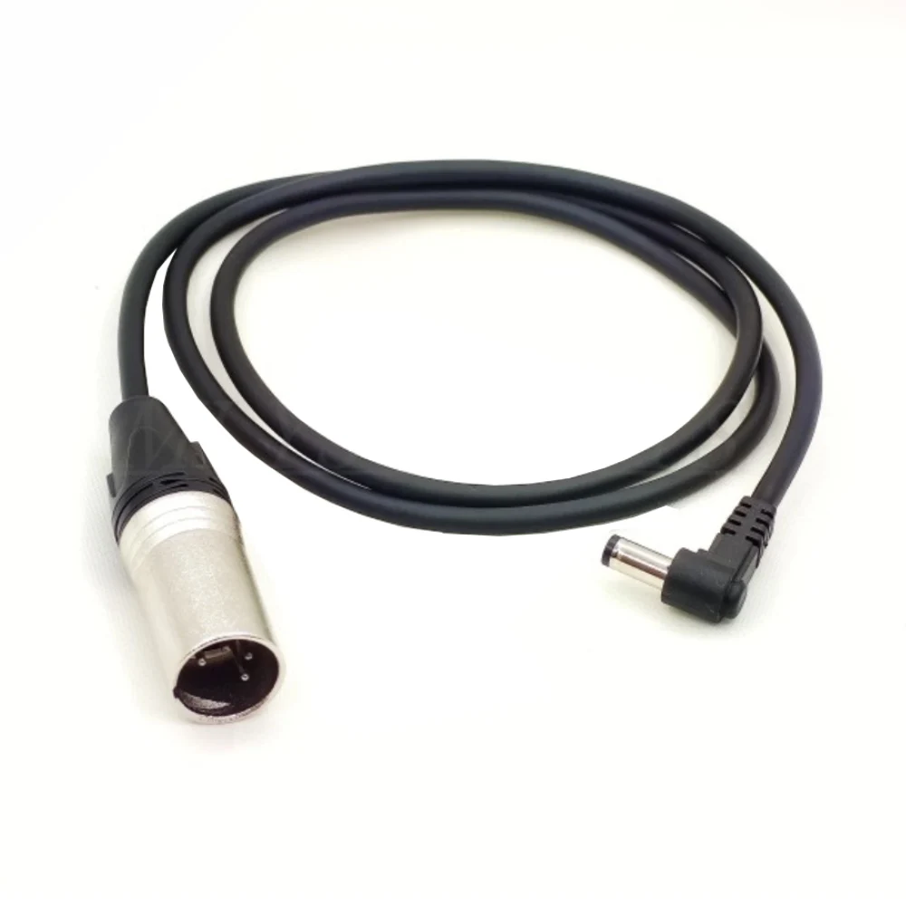 

Новый 4-контактный XLR штекер к штекеру кабель питания постоянного тока 2,5 мм Прямоугольный 12 В для фотографии и видео