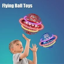 

Flying Ball Spinner Toy Hand Controlled Drone Helicopter 360° Rotating Mini UFO With Light Hand Control Flying Ball Kids Gifts