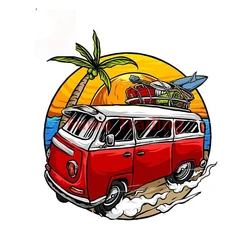 Fuwo Trading – autocollant de camping Car de voyage, pare brise, pour ordinateur portable, moto, anti rayures, style de voiture de camping Car 