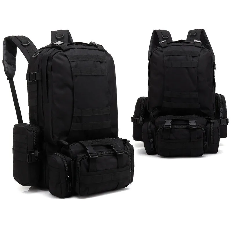 

Tactical Backpack Military Waterproof Backpacks 4 In 1 Molle Sport Bag Outdoor Trekking Fishing Hiking Camping 3D Rucksack