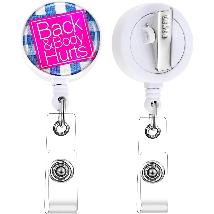 Funny Retractable Badge Holder for ID Cards