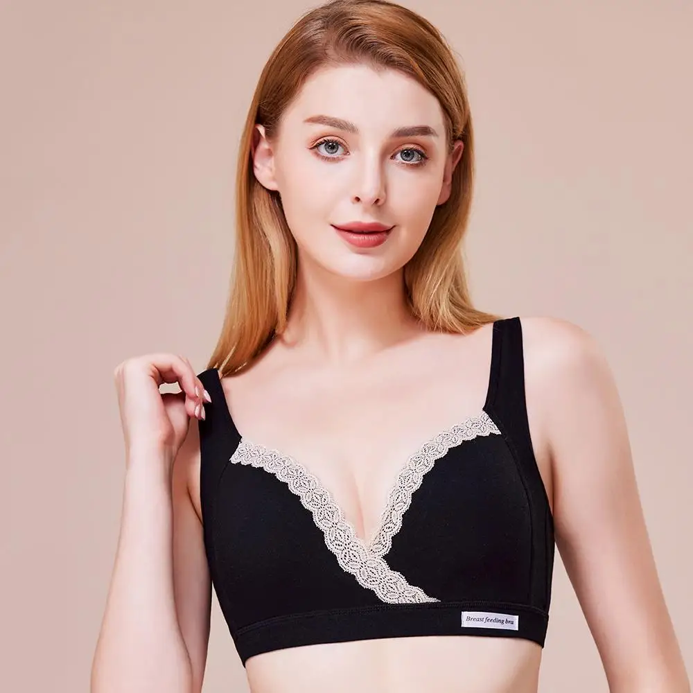 

Maternity Nursing Bras Feeding Underwear Cotton Lace Breastfeeding Bra Clothes for Pregnant Women Pregnancy Intimates Clothing