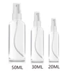 Refillable Bottles Empty Spray Bottle Transparent Plastic Perfume Bottles Mini Cosmetic Spray Bottle Atomizer 20/30/50 ML 1