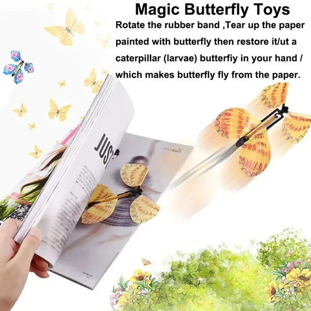 Wind Up Flying Butterfly Toy 3