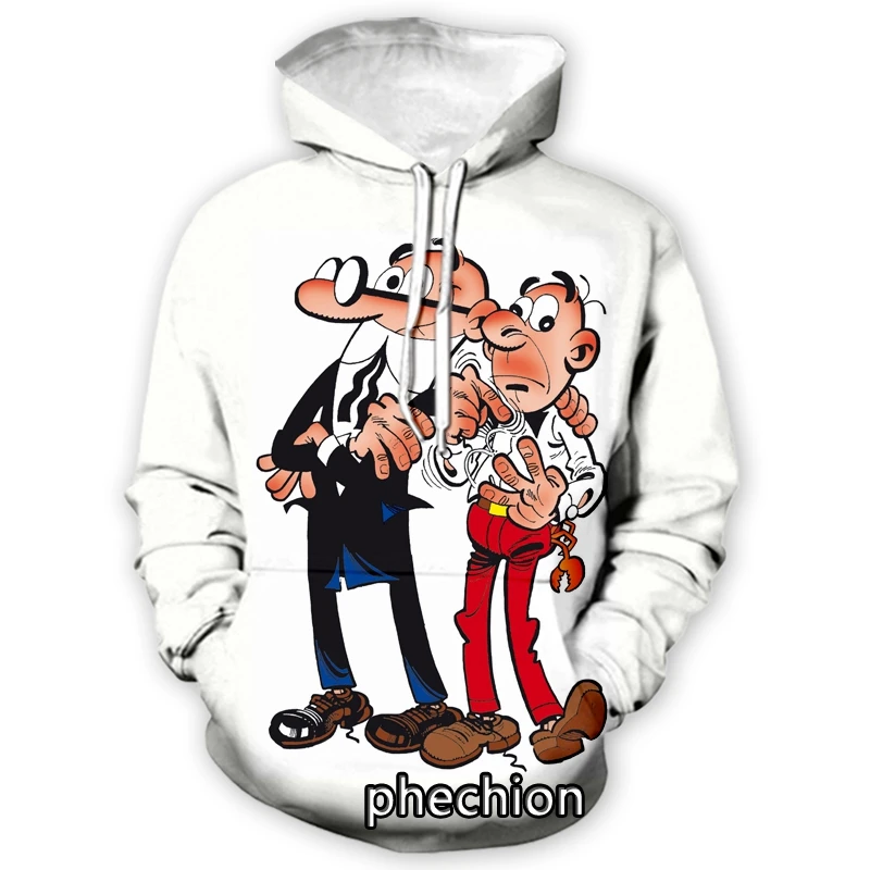 phechion New Men/Women Mortadelo y Filemon 3D Print Long Sleeve Hoodies Casual Hoodies Loose Sporting Pullover A175 2