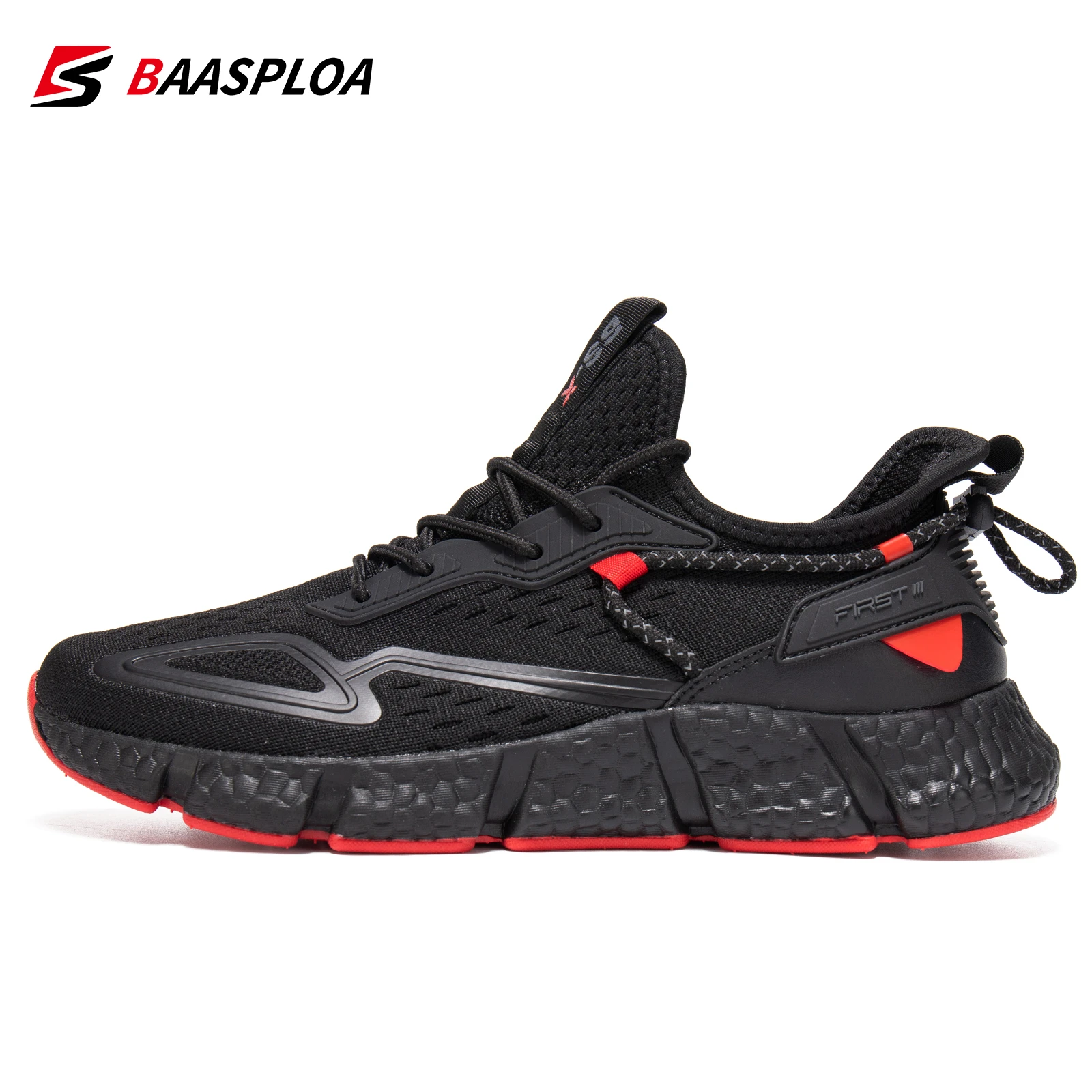 Baasploa 2022 New Fashion Breathable Men Sneakers Lightweight Men's