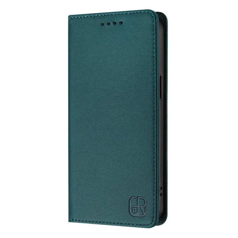 Luxury Anti-Theft Leather Wallet Flip Phone Case with Magnetic Closure