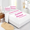 Custom Deep Pocket Sheet Set from Photos, Personalized Sheet Set, Customized DIY 1 Fitted Sheet, 1 Flat Sheet, 2 Pillowcases 1