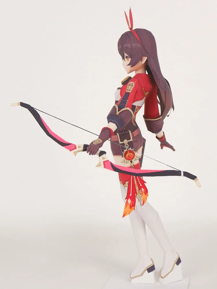 DIY paper model original god character Amber handicraft model handmade character ornament