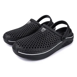 Unisex Summer EVA Clog Slippers - Versatile Outdoor & Indoor Slip - ons - 39 (Black)