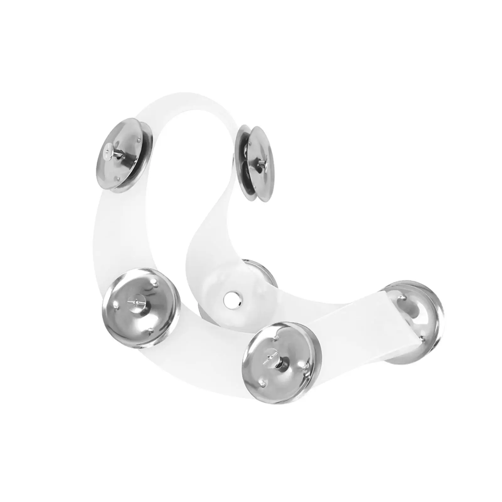 Drum Set Tambourine with Single Row Accessory Professional Drum Cymbals Hihat Tambourine Jingle Jingle Effect Cymbal