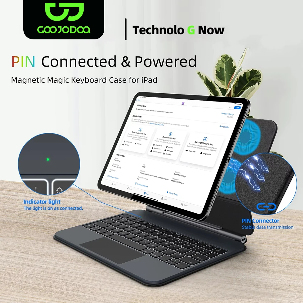 Apple Magic Keyboard Ipad Pro Pin Connector Smart PIN Plug&Play