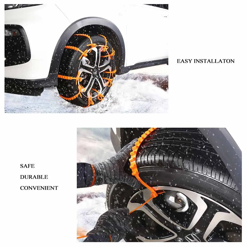 Tire Chains Car Wheel Anti Skid Pad Car Anti Skid Chains 1/10/20/50pcs For Car Tyre